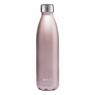 FLSK Isolierflasche Trinkflasche 0,75 ltr. Roségold