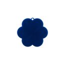 Silikonschwamm Swisch Blume dunkelblau