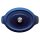 Woll Iron Bräter Gusseisen oval 34 x 26 cm 7,5 Liter 12,5 cm hoch blau